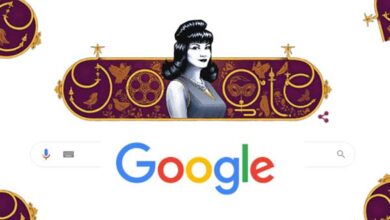 صورة “جوجل” يحتفي بعيد ميلاد الفنانة “شادية”