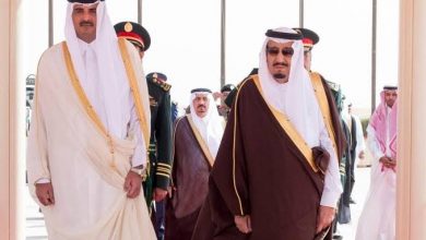 صورة الملك سلمان يبعث رسالة إلى أمير قطر بخصوص مجلس التعاون الخليجي