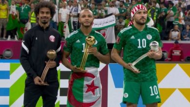صورة فيديو.. اختيار ياسين إبراهيمي أفضل لاعب والجزيري هداف بطولة كأس العرب