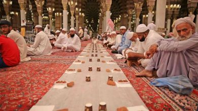 صورة عودة سُفر إفطار الصائمين في المسجد النبوي خلال شهر رمضان بعد توقفها عامين