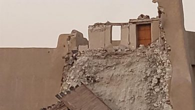 صورة “هيئة التراث” السعودية تصدر بيانًا بشأن انهيار جزء من البرج الغربي لقصر صاهود التاريخي