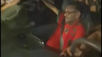 صورة فيديو.. الملك المغربي يحتفل مع المواطنين بالتأهل التاريخي