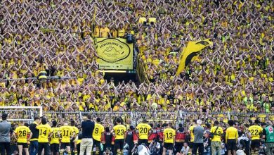 صورة مشهد عظيم.. جماهير دورتموند تدعم اللاعبين بعد خسارة لقب الدوري الألماني “فيديو”