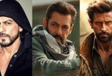 صورة شاروخان وسلمان خان وروشان في أول فيلم مشترك