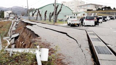 صورة صدق أو لا تصدق.. الزلزال يزحزح اليابان 1.3 متر إلى الغرب