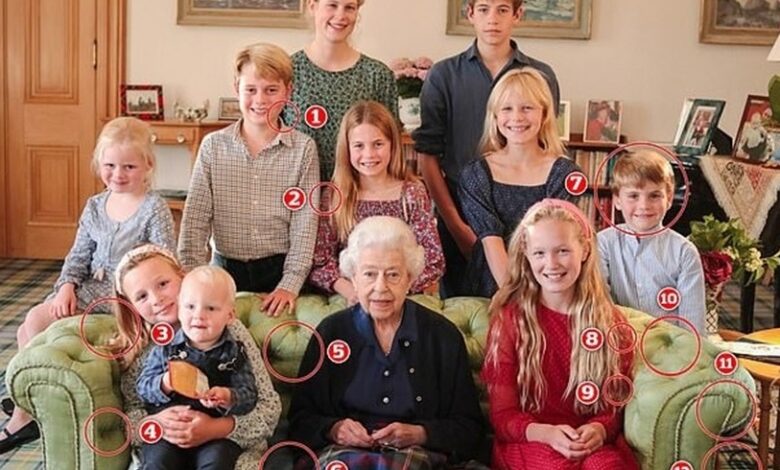 صورة اتهام “كيت ميدلتون” بتعديل صورة للملكة “إليزابيث” مع أحفادها