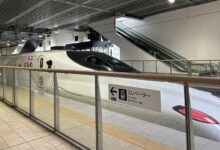 صورة ثعبان يعطّل حركة قطار فائق السرعة في اليابان