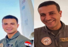 صورة سقوط طائرة حربية في رأس البر.. والسماء تسجّل حكاية شجاعة وفداء لا تُنسى لأبطالها
