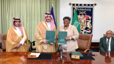 صورة الصندوق السعودي للتنمية يبدأ نشاطه الإنمائي في باربادوس عبر توقيع اتفاقيتين تنمويتين بقيمة 92.7 مليون دولار
