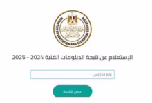صورة موعد إعلان نتيجة الدبلومات الفنية 2025 في مصر