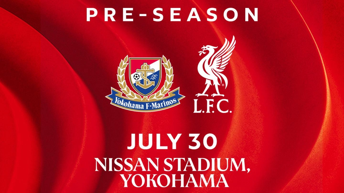 Yokohama vs Liverpool Pre‑season Banner