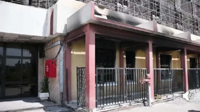 صورة تفاصيل حريق مستشفى جامعة قناة السويس وعدد المصابين