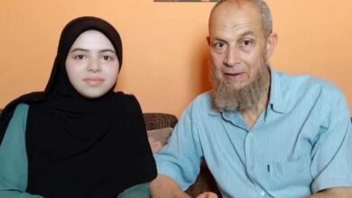 صورة الطالبة “سمية الكتامي” الأولى على الثانوية العامة تنجو من الموت بعد تعرضها لحادث مروع