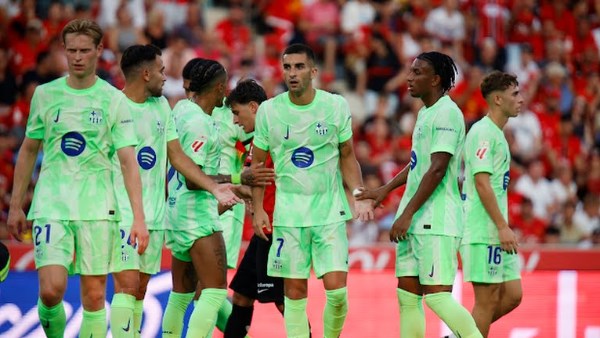 الدوري الإسباني.. برشلونة يهزم مايوركا بثلاثية في مستهل حملة الدفاع عن اللقب.