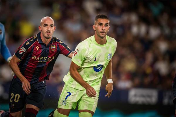 بوابة أخبار اليوم الشوط الأول ليفانتي يفاجئ برشلونة في الدوري الإسباني