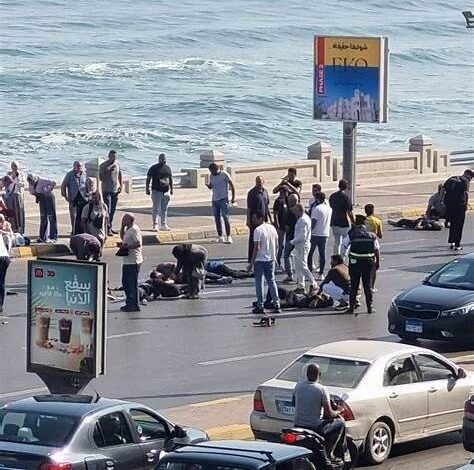حادث كورنيش الشاطبي با"لإسكندرية"