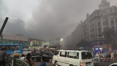 صورة “دخان كثيف في سنترال رمسيس”.. التحقيقات جارية لمعرفة السبب