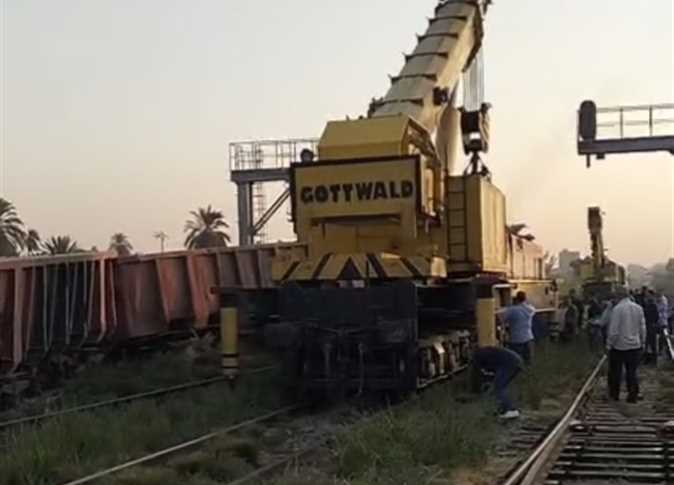 قطار البضائع في بني سويف.. حادث جديد يثير الجدل حول أمان السكة الحديد