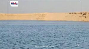 "بحيرة غامضة في 'صحراء البهنسا' بالمنيا.. السر والتحذيرات"