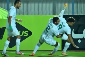 المصري يتفوق على غزل المحلة بثنائية محسن ويعتلي صدارة الدوري مؤقتًا