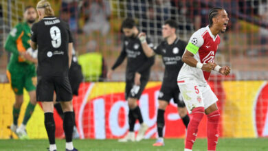صورة موناكو يفرض التعادل على مانشستر سيتي في ليلة تألق هالاند بدوري الأبطال