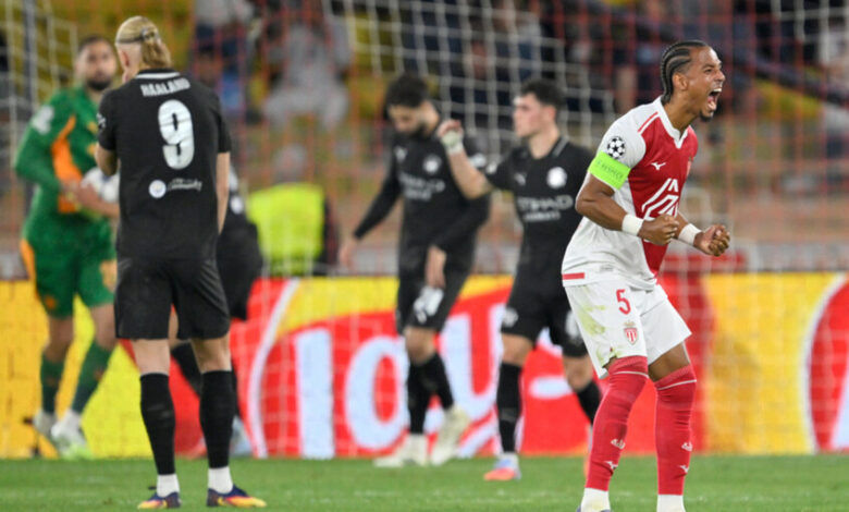 موناكو يفرض التعادل على مانشستر سيتي في ليلة تألق هالاند بدوري الأبطال