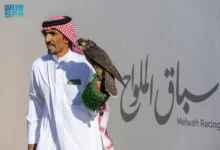 صورة انطلاق أول أشواط سباق الملواح بمعرض الصقور والصيد السعودي الدولي 2025