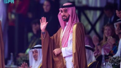 صورة بحضور “الفيصل”.. افتتاح دورة الألعاب الآسيوية الثالثة للشباب في البحرين