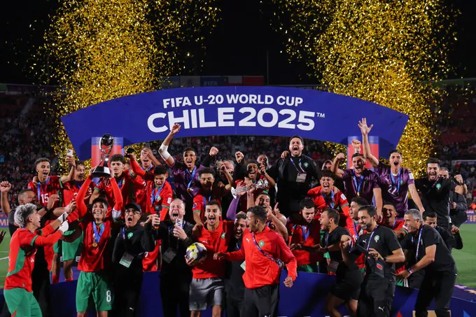 المغرب قاهر كبار العالم يكتب التاريخ ويتوج بكأس العالم للشباب