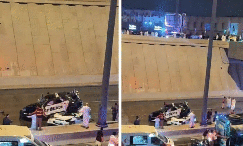سقوط مركبة أمنية من جسر بالرياض.. تفاصيل وملابسات حادث أثار تفاعلًا واسعًا