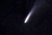 صورة شاهد.. مذنب ATLAS ينقسم إلى ثلاث أنوية ومرصد عربي يوثّق الظاهرة بدقّة