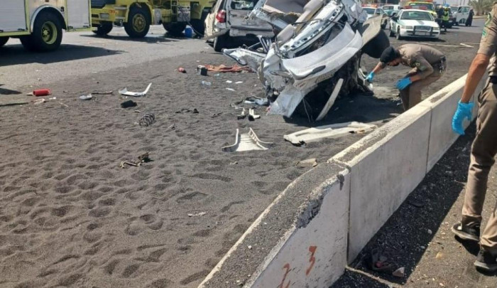 مأساة المدينة المنوّرة.. مصرع عشرات المعتمرين الهنود في حادث اصطدام مروّع