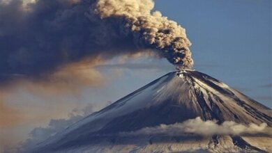 صورة الأرصاد تطمئن المواطنين: النشاط البركاني الخارجي تحت المراقبة ولا تهديد لأجواء المملكة