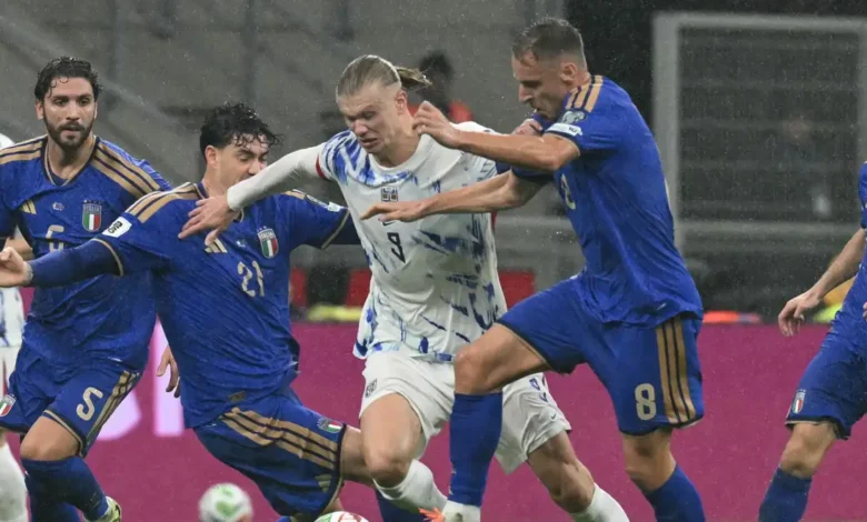 هالاند يقود النرويج إلى كأس العالم لأول مرة منذ 1998 برباعية تاريخية أمام إيطاليا