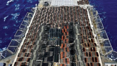 صورة واشنطن تُحبط مسار التسلّح الإيراني… تدمير شحنة صواريخ قادمة من الصين