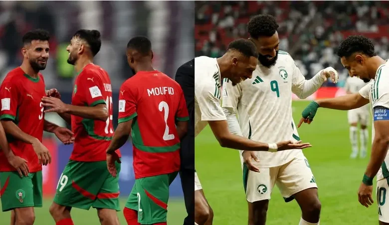 قمة تتجاوز النقاط… صراع الصدارة يشتعل بين السعودية والمغرب في كأس العرب