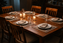 صورة موائد بلا أفراد