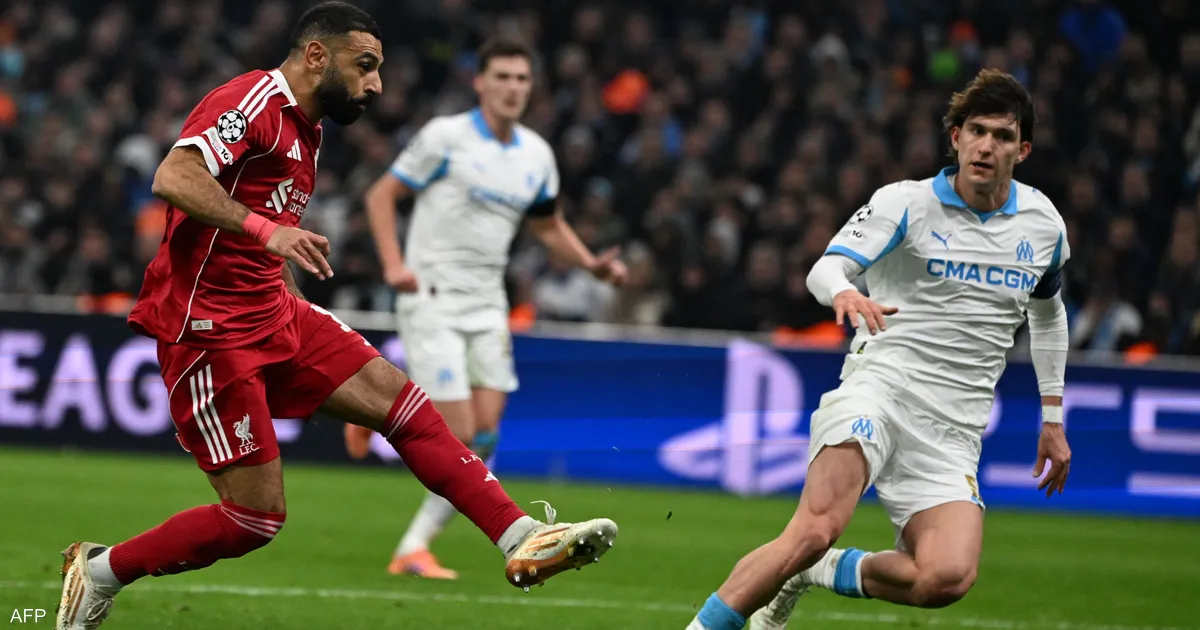بقيادة صلاح العائد.. ليفربول يحسم مواجهة مارسيليا بثلاثية أوروبية