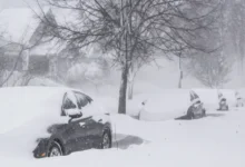 صورة إلغاء 11 ألف رحلة وتأثر 200 مليون شخص.. العاصفة الثلجية تحصد 26 قتيلًا وتشلّ الولايات المتحدة