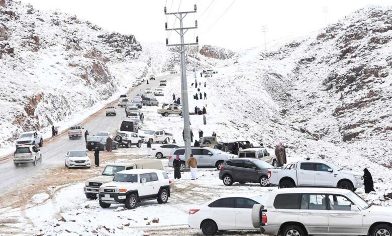طريف عند الصفر المئوي.. الموجة الباردة الأشد هذا الشتاء تضرب شمال المملكة
