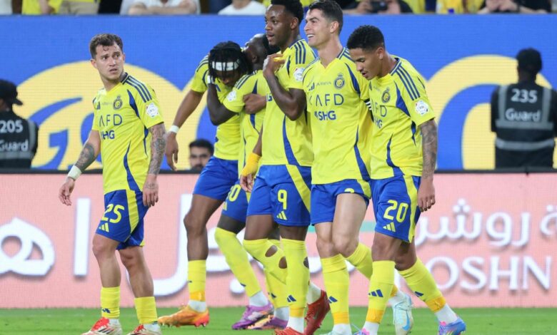 النصر يحسم مواجهة ضمك ويقفز للوصافة