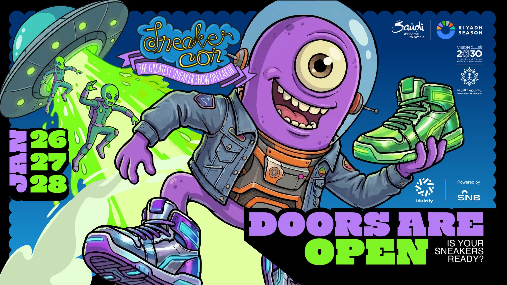 جدة تستضيف أكبر حدث عالمي للسنيكرز.. “سنيكر كون” يشعل ثقافة الشارع مطلع فبراير