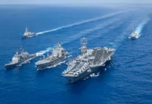 صورة قوة نيرانية عظمى قبالة إيران.. ماذا يمتلك الأسطول الأميركي في لحظة الحسم؟