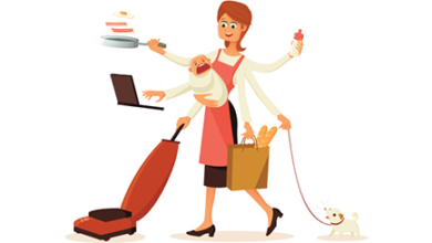 صورة الزوجة.. متعددة الأدوار