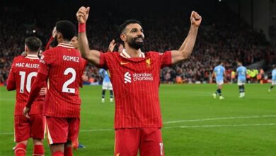 صورة صلاح يكسر صيام 104 أيام ويقود ليفربول لعبور برايتون بثلاثية