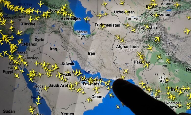 إغلاق الأجواء يربك الشرق الأوسط.. دول توقف الرحلات مع الضربات الأميركية الإسرائيلية على إيران