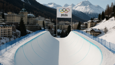 صورة تحدي السكي نصف الأنبوب.. الألعاب الأولمبية الشتوية 2026
