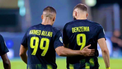 صورة حمدالله وبنزيما… نجم في الملعب وآخر في العناوين