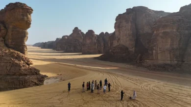 صورة وادي الفن في العُلا.. حين تتحول الصحراء إلى معرض عالمي مفتوح