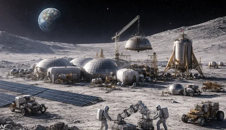 ناسا تستثمر 20 مليار دولار لبناء قاعدة قمرية وتوقف محطتها المدارية